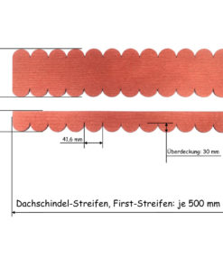 23.401 Dachschindeln Rund (41 mm) rot - 4